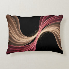 Almofada Decorativa Fluxo Eterno de Amor — Arte Romântica Abstrata