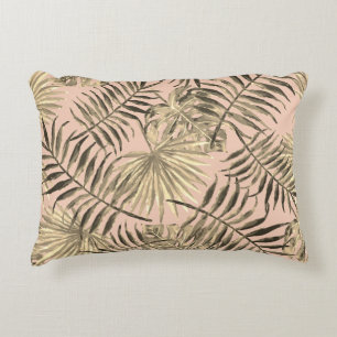 Almofada Decorativa Folha de palma tropical