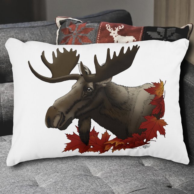 Almofada Decorativa Folhas de Maçã Vermelha (Criador carregado)
