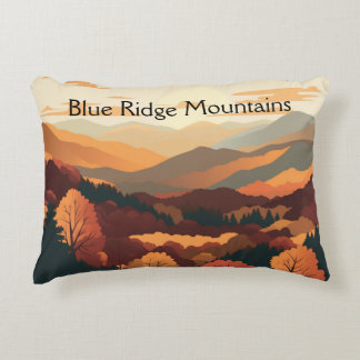 Almofada Decorativa Folhas de Outono das Montanhas Blue Ridge Viagem R