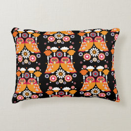 Almofada Decorativa Folk Art Owl
