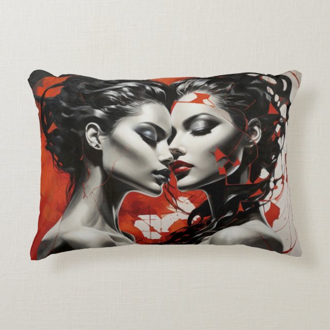 Almofada Decorativa Forma cardíaca (Frente)