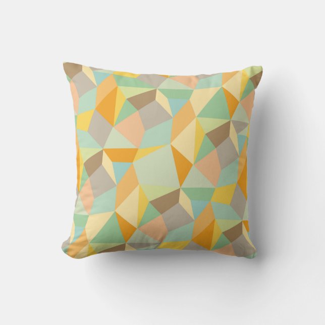 Almofada Decorativa Formas e Cores Abstratas (Frente)