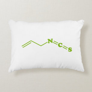 Almofada Decorativa Fórmula Molecular De Isotiocianato De Wasabi