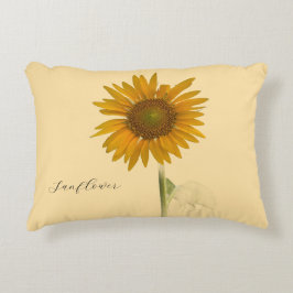 Almofada Decorativa Foto girassol Pilow