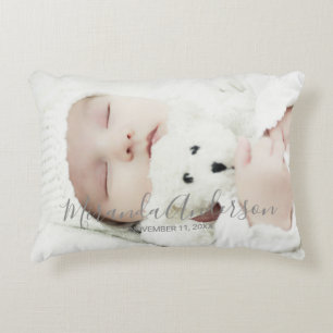 Almofada Decorativa Foto Personalizada com Nome e Texto Personalizados