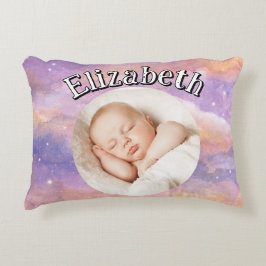Almofada Decorativa Foto personalizada do bebê | Imagem de Bebê Person