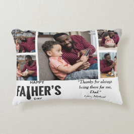 Almofada Decorativa Foto personalizada do melhor Pai nunca