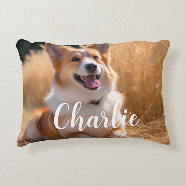 Almofada Decorativa Foto Pet Personalizada (Frente)