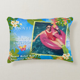 Almofada Decorativa Foto Tropical Paradise Memory Sea