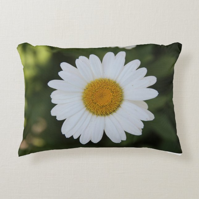 Almofada Decorativa Fotografia de alta definição de Daisy (Frente)