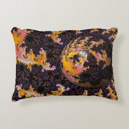 Almofada Decorativa Fractal Firestorm Sphere