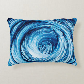 Almofada Decorativa Fragmento de close-up pintado à mão por abstrato c