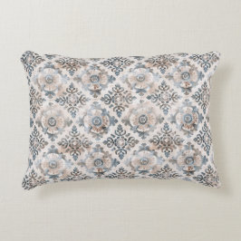 Almofada Decorativa French Retro Floral Tile Accent Pillow