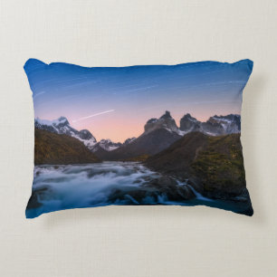 Almofada Decorativa Fugas da estrela sobre Torres Del Paine
