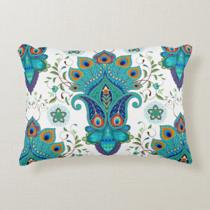 Almofada Decorativa Fundo de colheita sem costura com padrão oriental