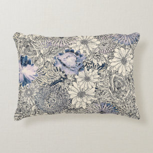 Almofada Decorativa Fundo Floral do Elegant Vintage Abstrato