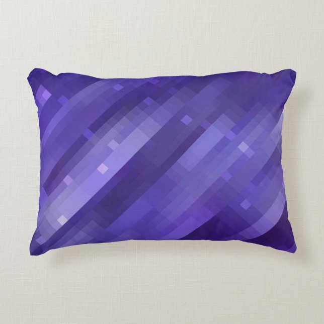 Almofada Decorativa Fundo violeta brilhante abstrato com glos (Frente)