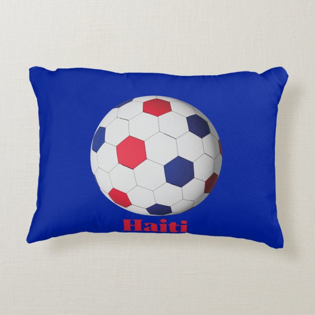 Almofada Decorativa Futebol Haitiano (Verso)