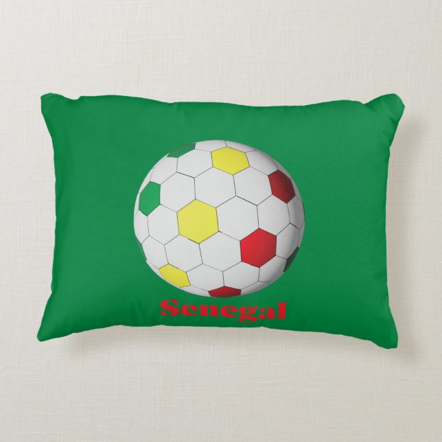 Almofada Decorativa Futebol Senegalês (Verso)