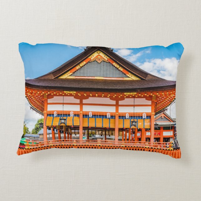 Almofada Decorativa Gai-Haiden, santuário de Fushimi Inari-Taisha, Kyo (Verso)