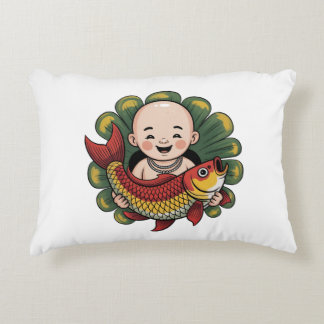 Almofada Decorativa | Garoto Bonito com Lucky Koi