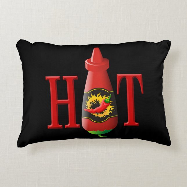 Almofada Decorativa Garrafa de molho quente (Frente)