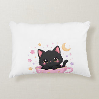 Almofada Decorativa gatinho fofo na xícara