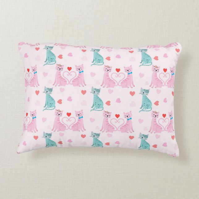 Almofada Decorativa Gatinhos de amor (Verso)