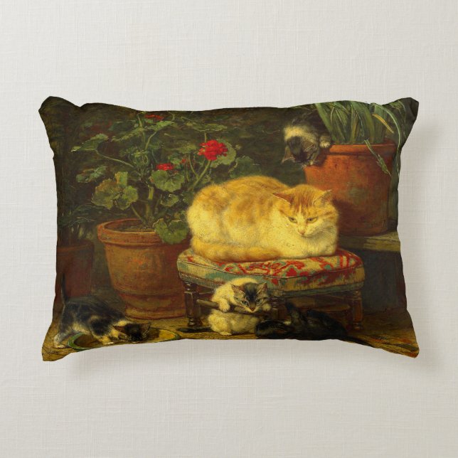 Almofada Decorativa Gatinhos no Play (Frente)