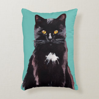 Almofada Decorativa Gato de smoking branco e preto