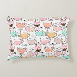 Almofada Decorativa Gato em caneca design 01 w