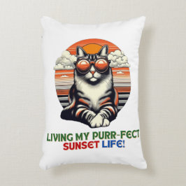 Almofada Decorativa Gato Legal Sunset