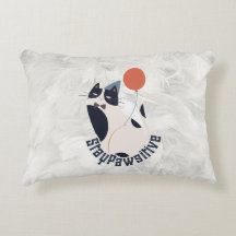 Gato Tuxedo Encantador Apoio Lombar Fique Pawsitiv