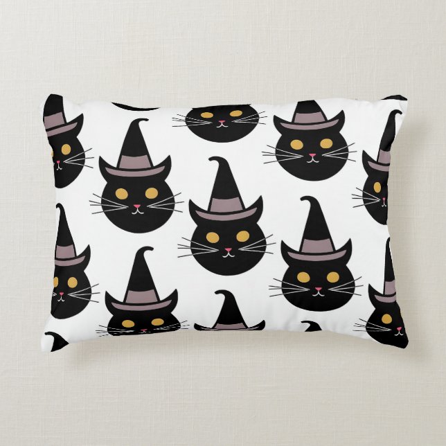 Almofada Decorativa Gatos Halloween (Frente)