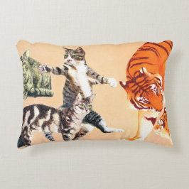 Almofada Decorativa Gatos indo jogar