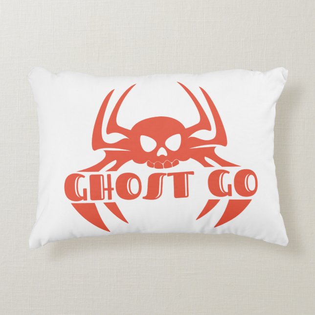 Almofada Decorativa Ghost Go Spooky Season (Frente)