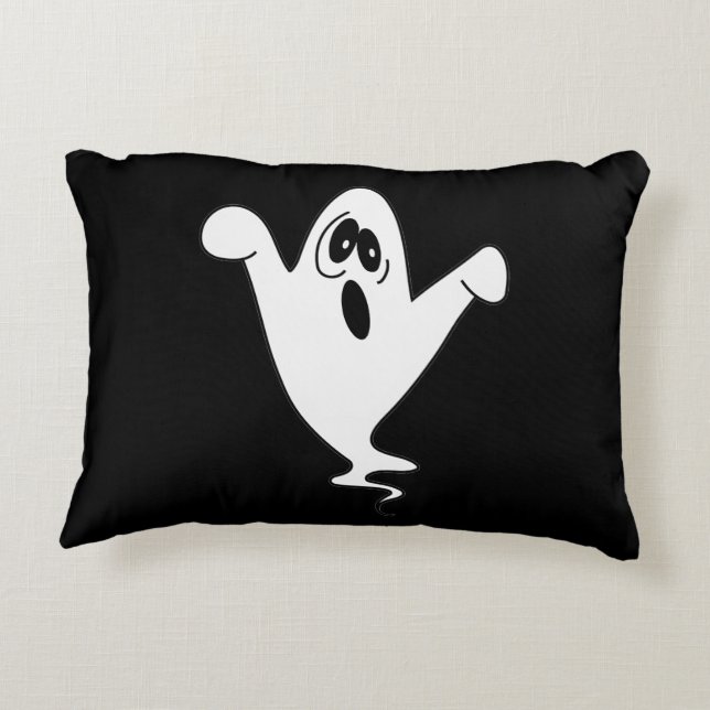 Almofada Decorativa Ghost Halloween Cute Howling (Verso)