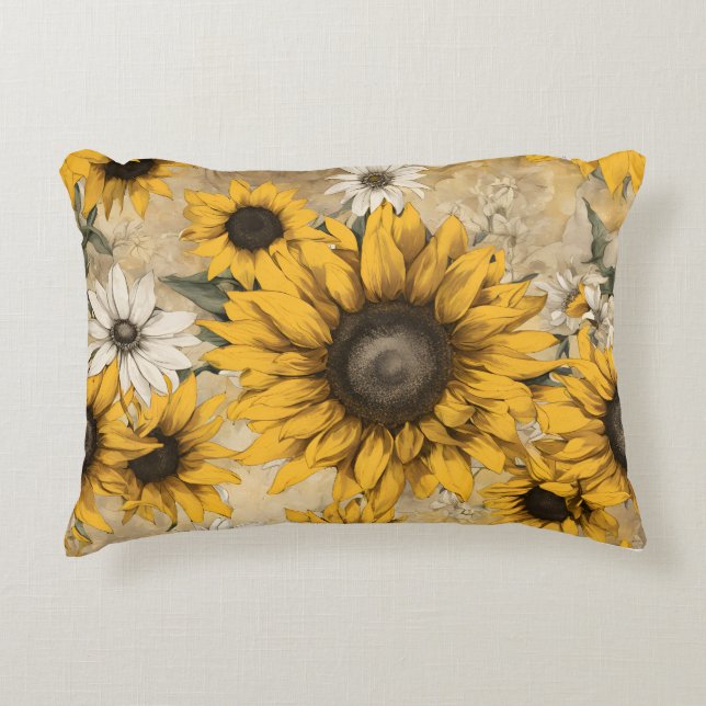 Almofada Decorativa Girassol (Frente)