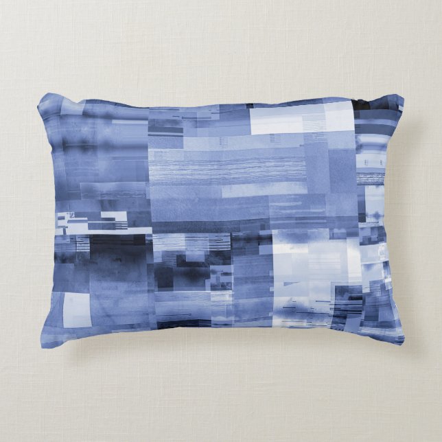 Almofada Decorativa Glitch abstract gamer pattern (Frente)