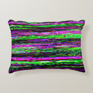 Almofada Decorativa Glitch tech abstract pattern