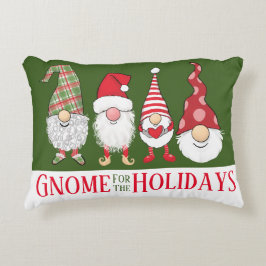 Almofada Decorativa Gnome para as festas travesseiro decorativo adoráv