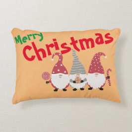 Almofada Decorativa Gnomo de Natal Personalizado