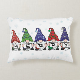 Almofada Decorativa Gnomos felizes