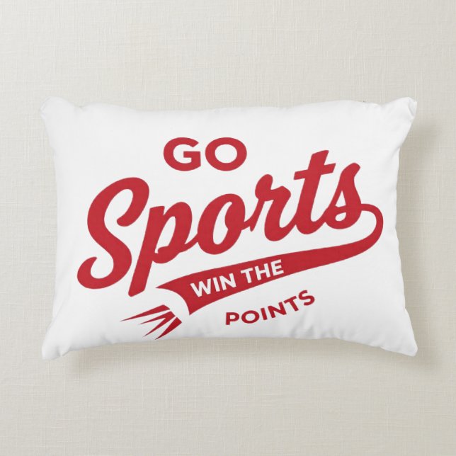 Almofada Decorativa Go Sports Win the Points (Frente)