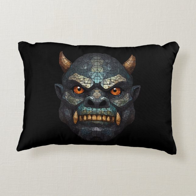 Almofada Decorativa Goblin e Orc Portrait (Verso)