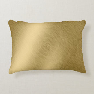 Almofada Decorativa Gold metal brushed background or textureabstract,a