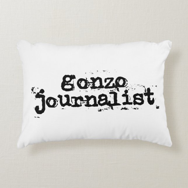 Almofada Decorativa Gonzo Journalist (Frente)