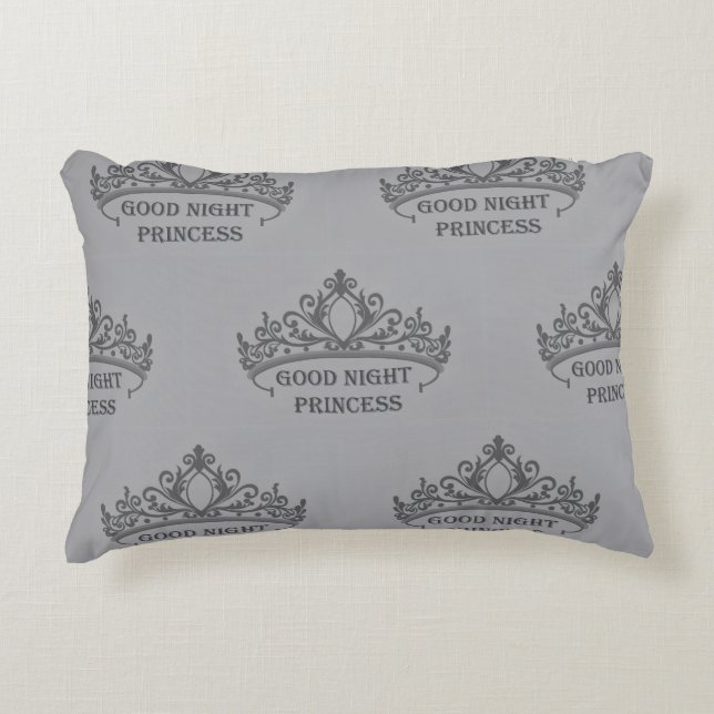 Almofada Decorativa Good night princess Accent Pillow (Frente)