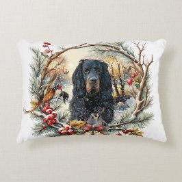 Almofada Decorativa Gordon Setter Alegria de Natal – Arte Canina Sazon
